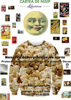 Noaptea devoratorilor de carte cu animatii premiate cu Oscar – Noi dam popcornul!